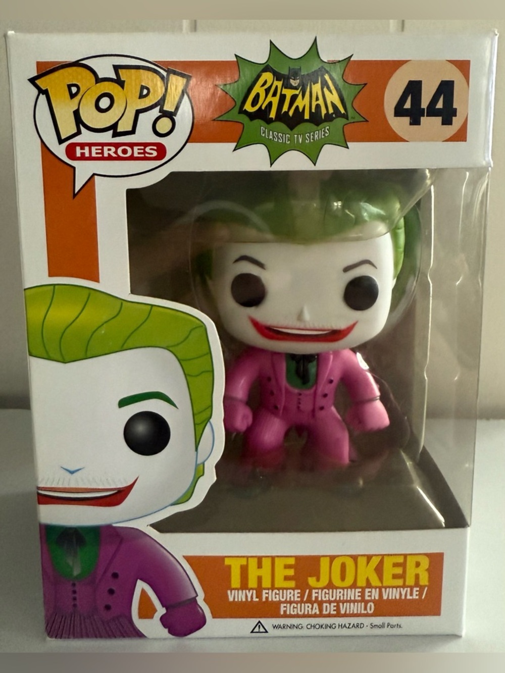 Funko Pop! Heroes The Joker Vinyl Figure - Pink & Green